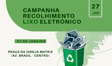 Eldorado promove ação de descarte de Lixo Eletrônico no dia 27 de janeiro