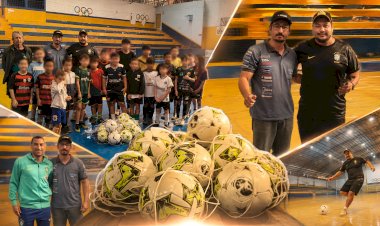 INOVAR CLIMATIZAÇÃO DOA 12 BOLAS PARA CATEGORIAS INFANTIS DE FUTSAL E FUTEBOL EM ELDORADO