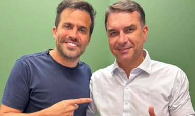 PABLO MARÇAL DECLARA APOIO A FLÁVIO BOLSONARO À PRESIDÊNCIA